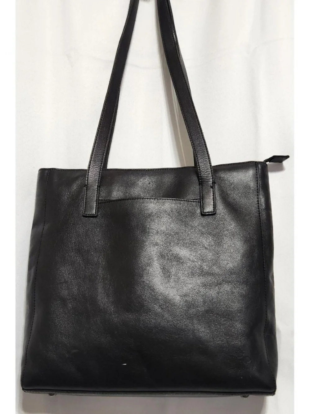 Patricia Nash Classic Black Leather Tote
